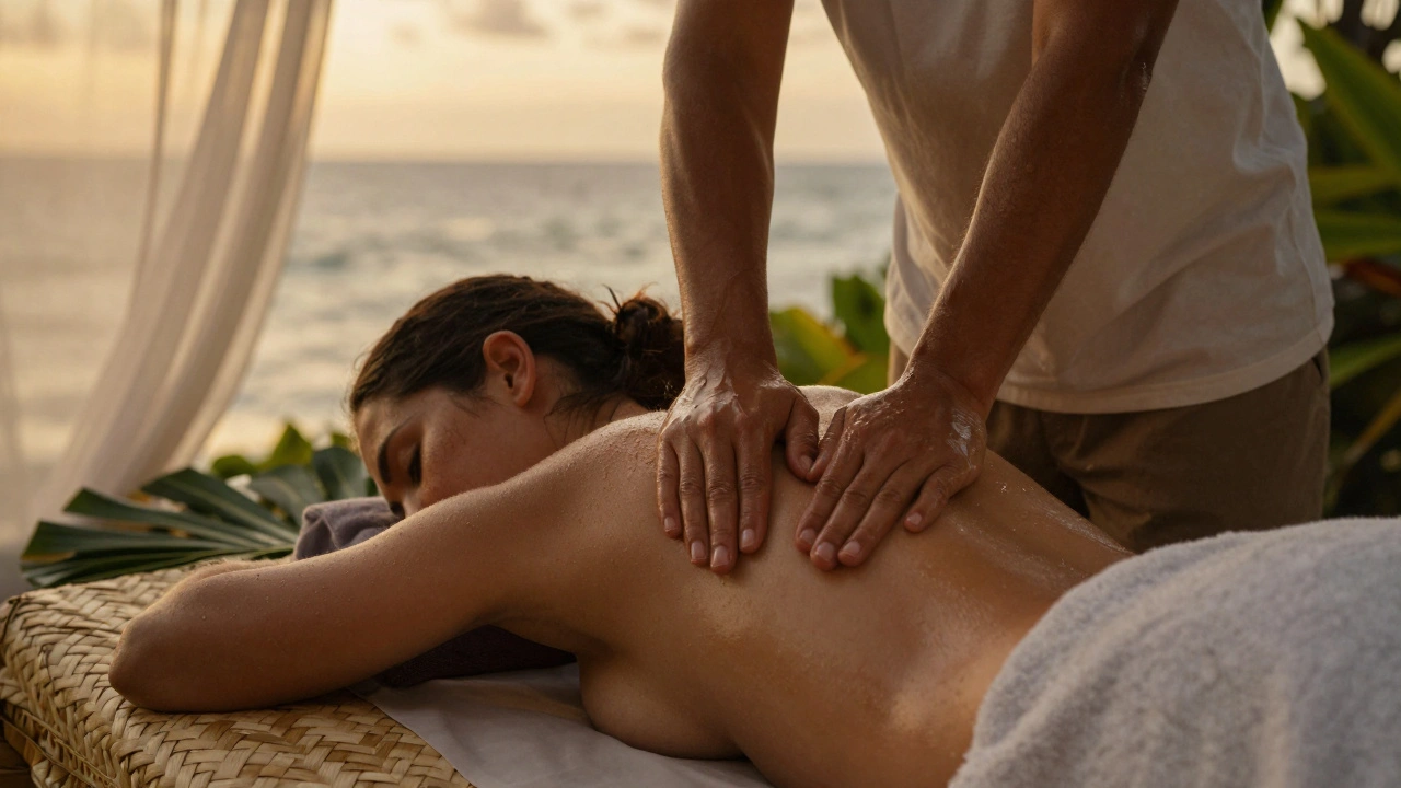 Havajská masáž Lomi Lomi: Co všechno zahrnuje a jak funguje
