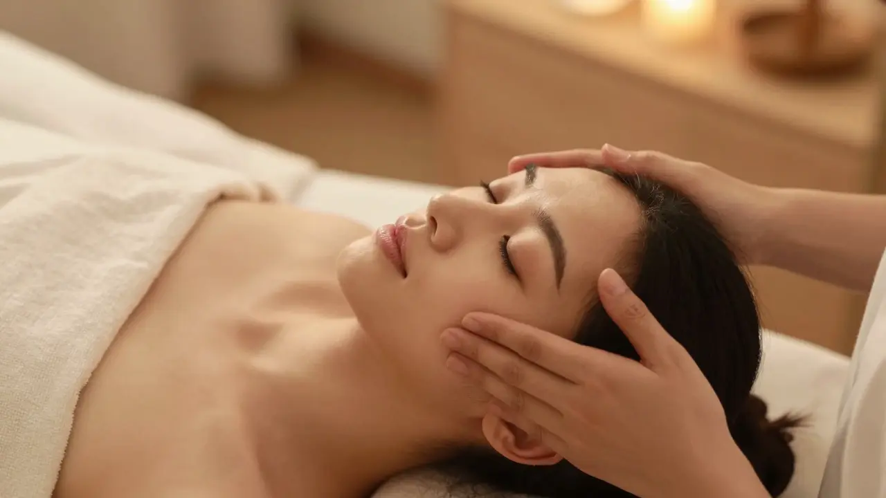 Indická masáž hlavy: Účinky, techniky a bezpečné provedení pro relaxaci